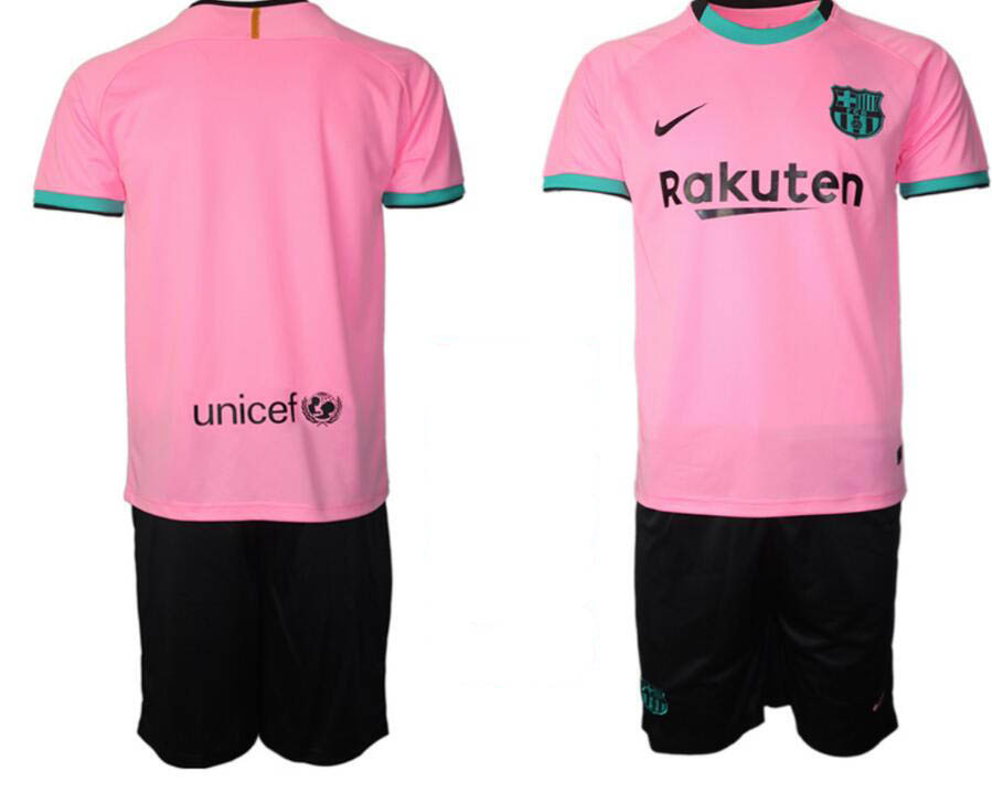 2020-2021 club Barcelona away blnk pink soccer jerseys->customized soccer jersey->Custom Jersey